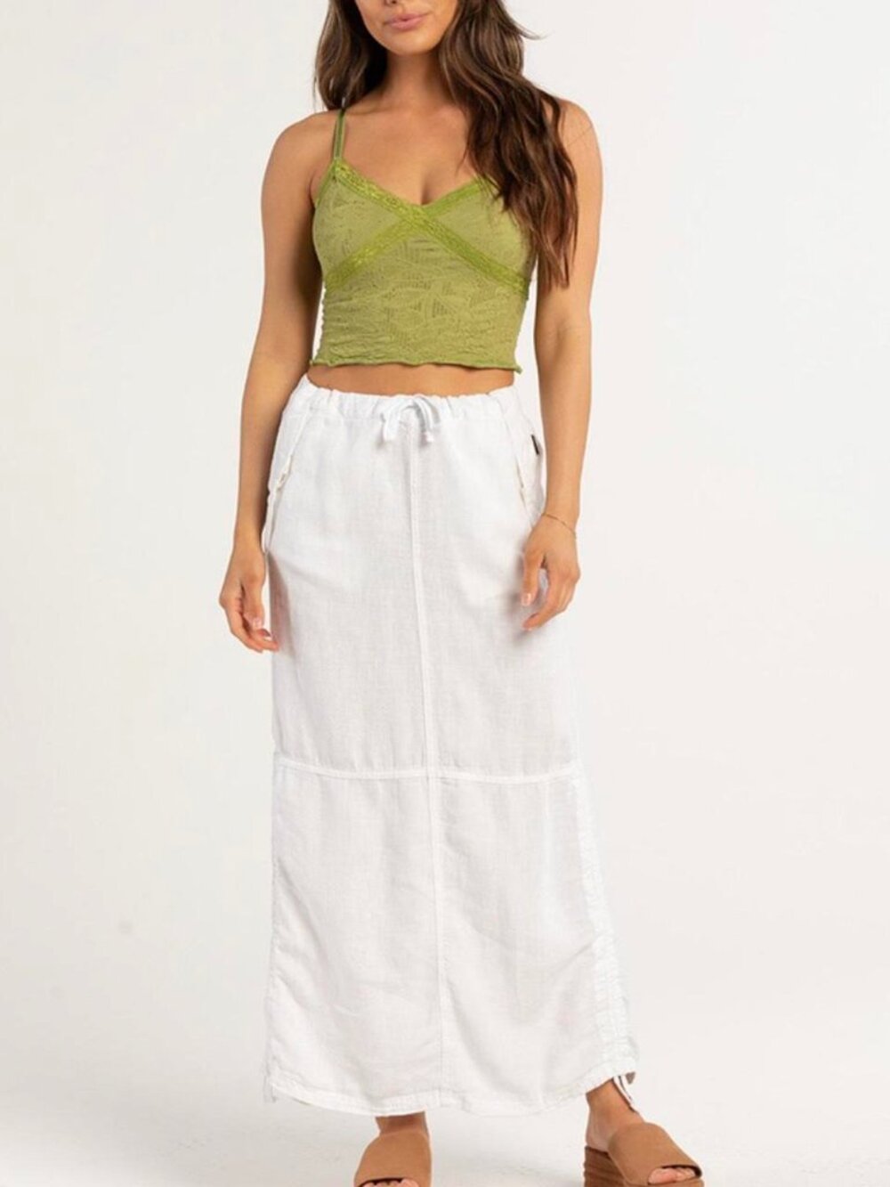 Urban Outfitters BDG Baggy Linen Maxi Skirt